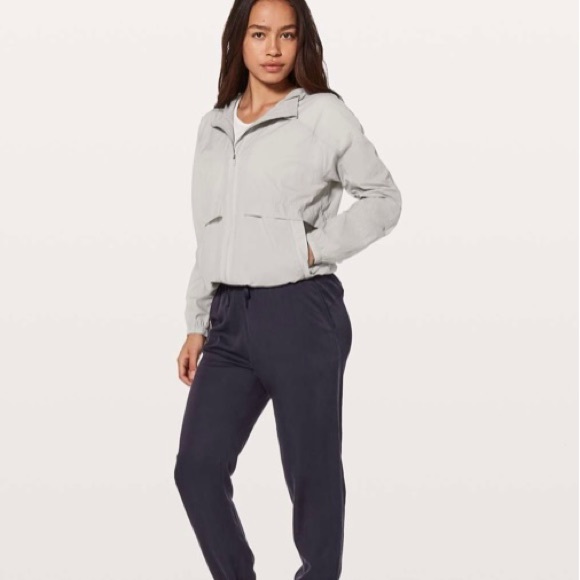 lululemon athletica Jackets & Blazers - Lululemon Hood Lite Jacket Sz XS? Gray Lightweight